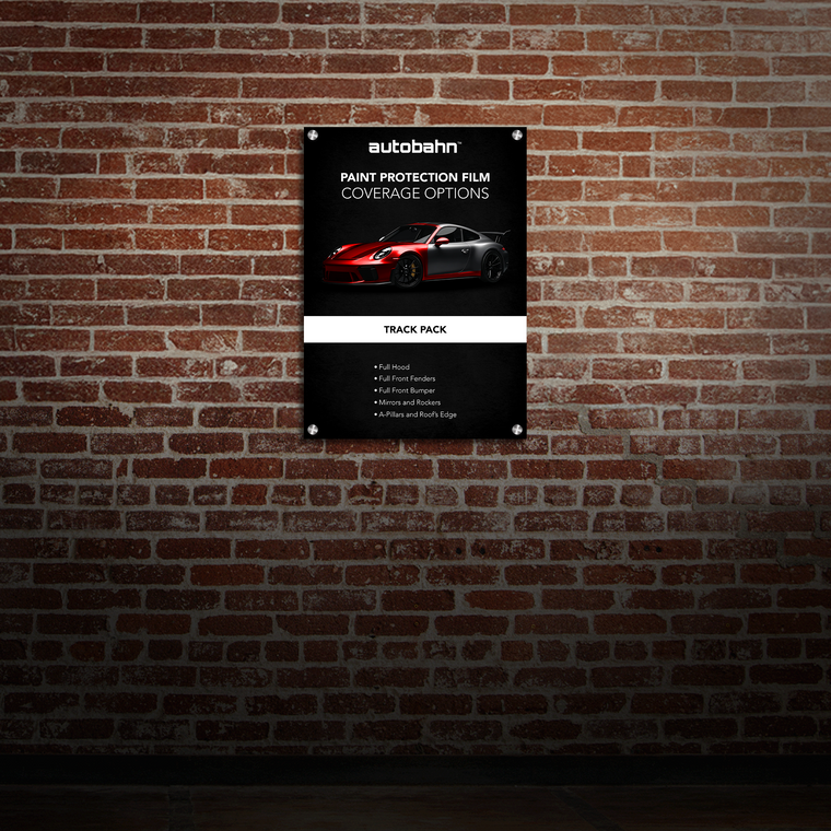Autobahn PPF Coverage Option Wallboard - Track Pack