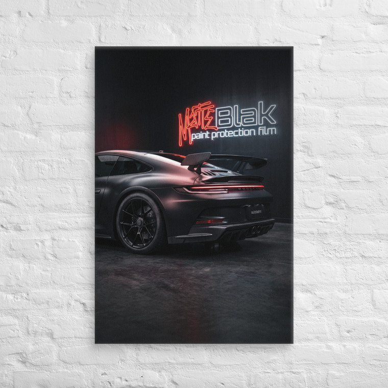 Autobahn Matte Blak Canvas
