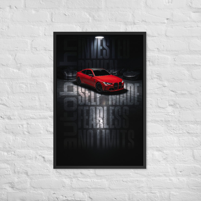 Autobahn Stand Out Framed Poster