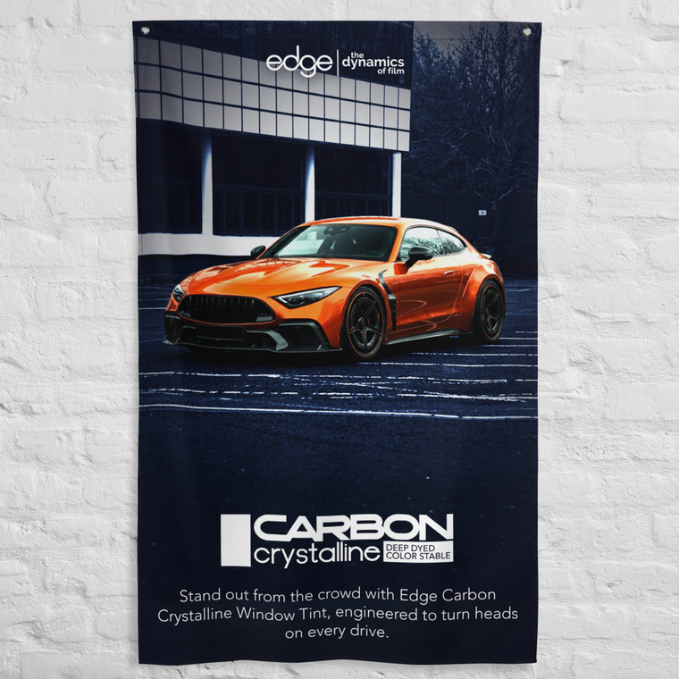 Edge Carbon Crystalline Flag