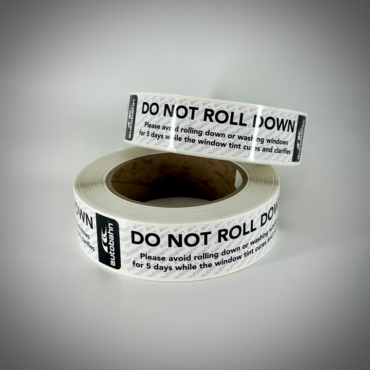 "Do Not Roll Down" Labels (250pk)