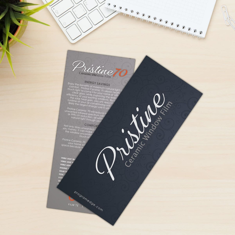 Pristine 4″ x 8″ Point of Sale Card (pack of 20)