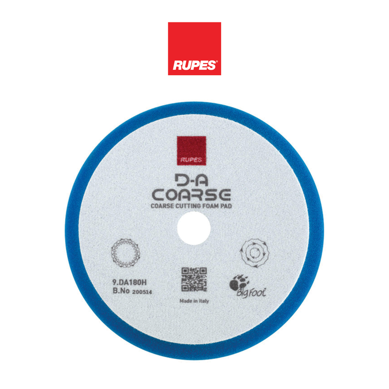 D-A Coarse Foam Pad (Blue) Ø 80/100mm