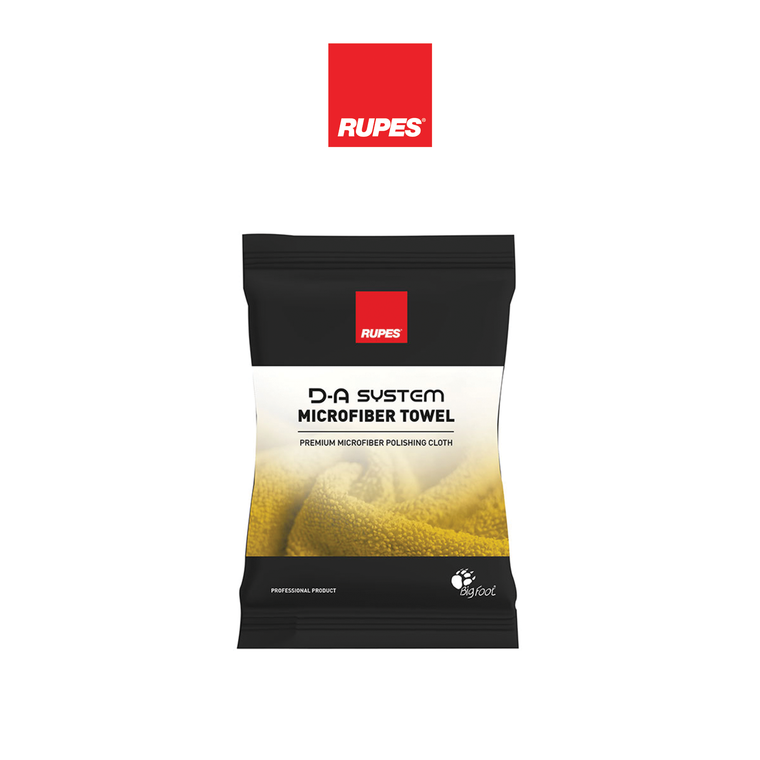 D-A System Microfiber Towel, yellow, 16"x16"