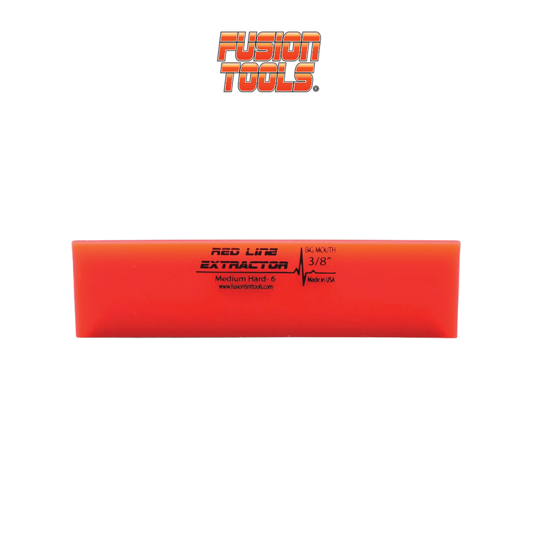 8” RED LINE EXTRACTOR 3/8” THICK NO BEVEL SQUEEGEE BLADE