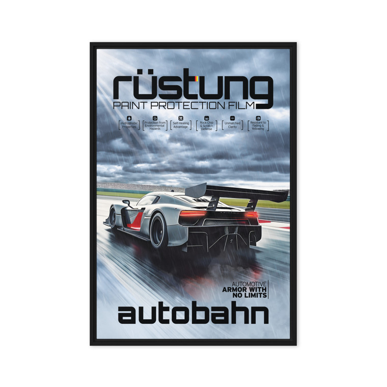 Rüstung PPF - Track Framed canvas