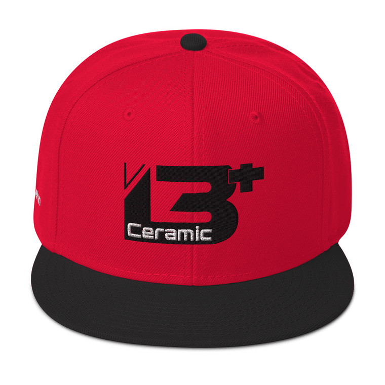 Ceramic i3+ Red Snapback Hat
