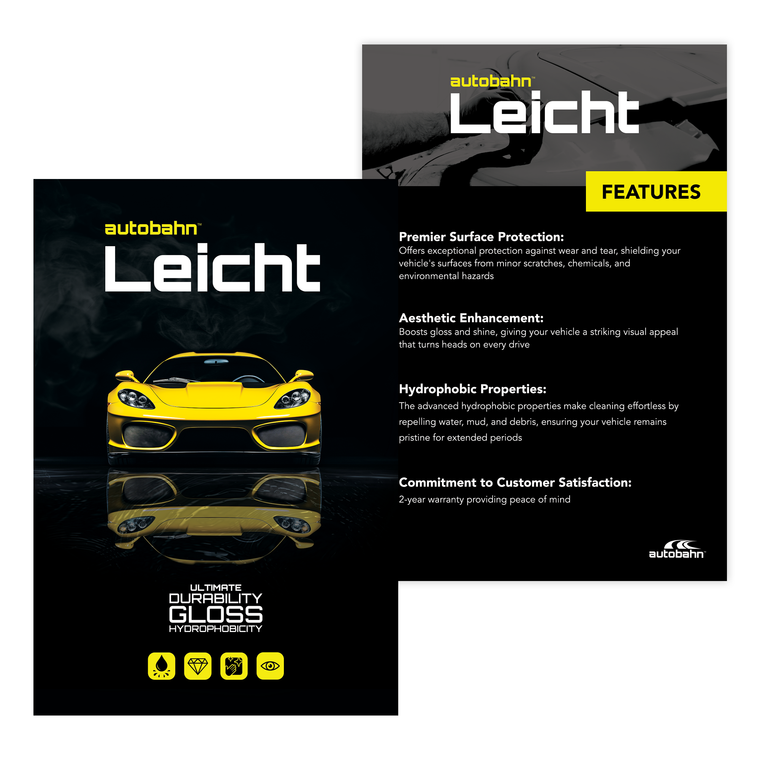 POS Card - Leicht Ceramic Coating (Pack of 100)