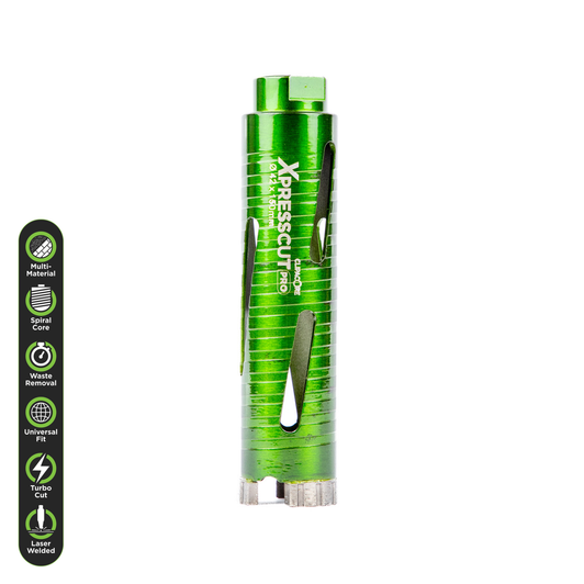 XPRESSCUT 42 x 150mm Dry Diamond Core Drill Bit - QCXP42