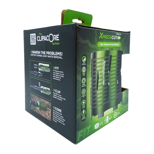 Xpresscut 152mm x 150mm core bit box side