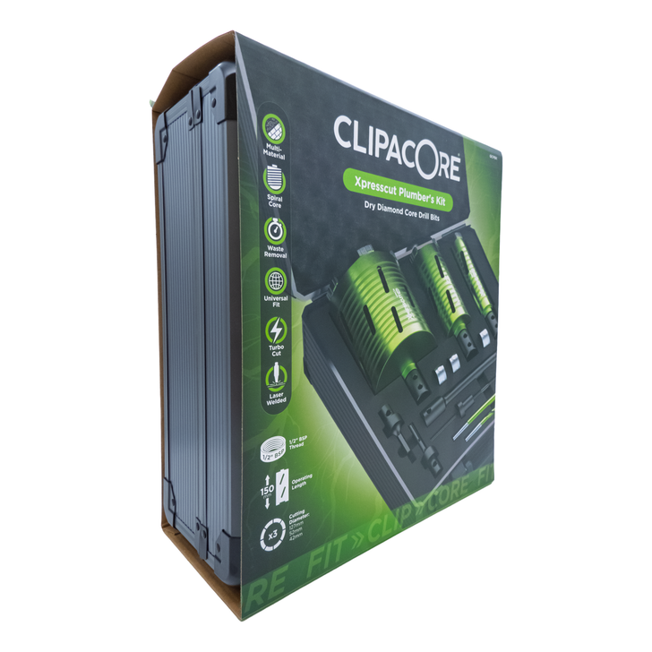 XPRESSCUT Plumbers Kit - QCPBK box