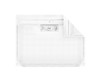 8" x 6" DymaPak Medium Child Resistant Exit Bags all white - 50 Ct