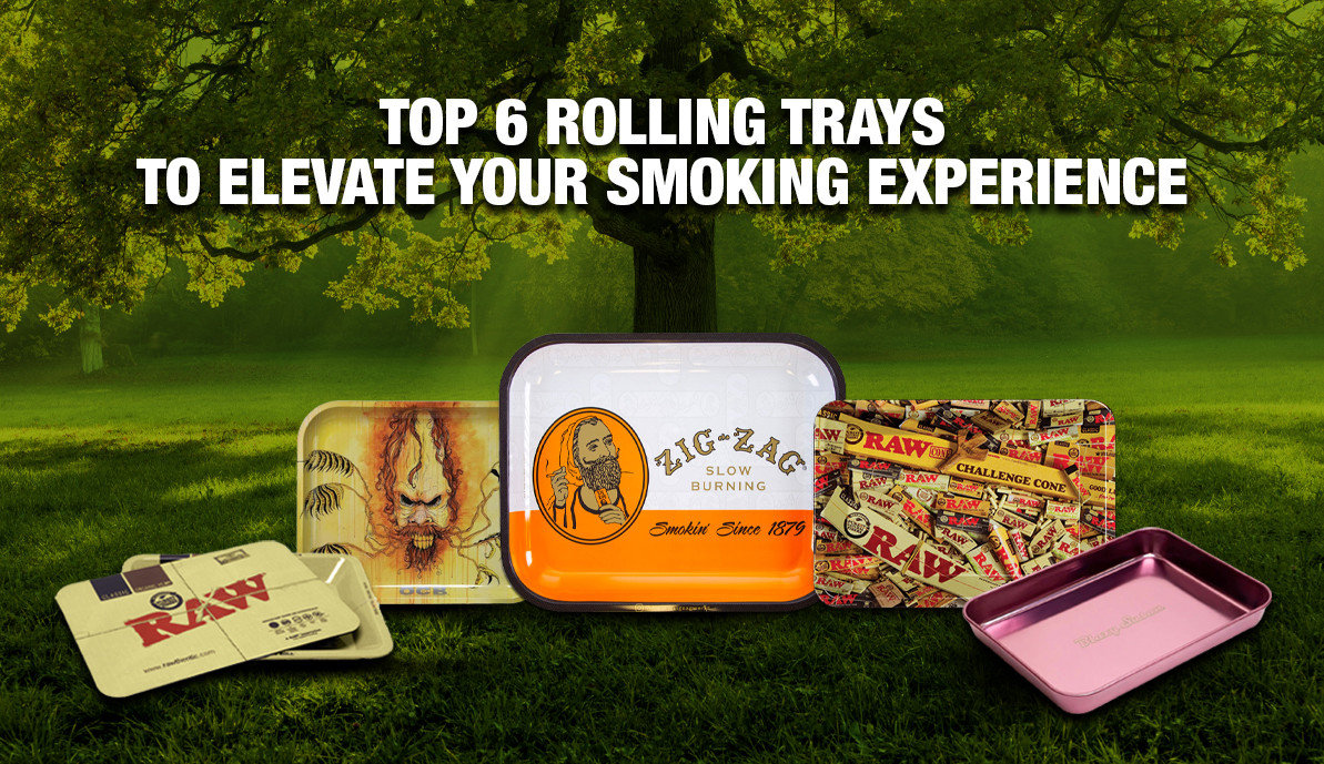 Raw Large Rolling Tray Bundle Set