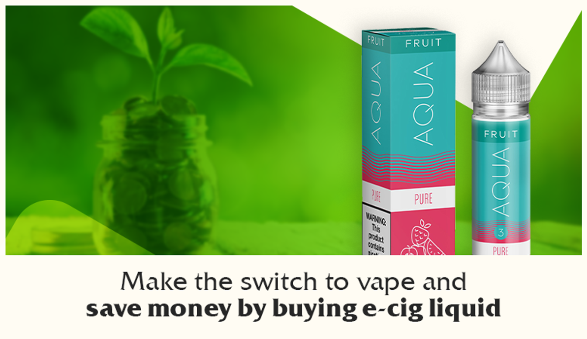 Make The Switch to Vape and Save Money by Buying E-Cig Liquid