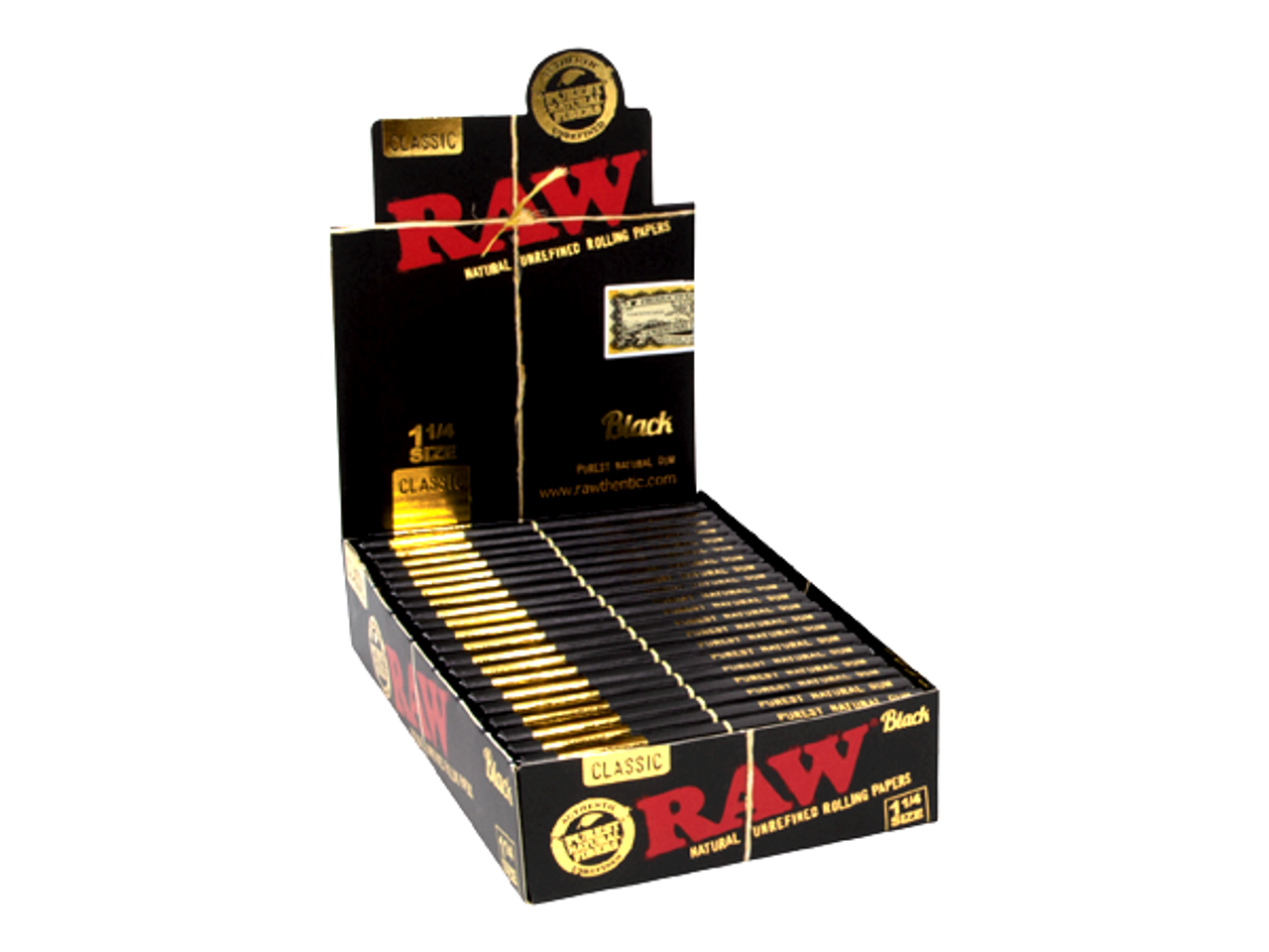 RAW Papers  Classic Black Rolling Tips – Aqua Lab Technologies