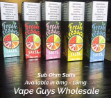 Fresh Pressed Nic Salts for Tanks & Pods