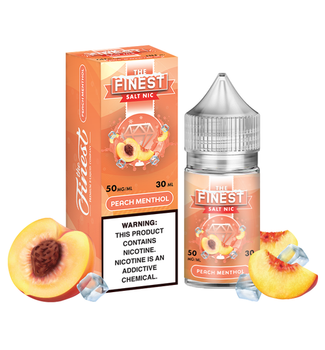 Finest Salt: Peach Menthol 30ml