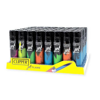 Clipper Lighter Jet Flame Black Nebula Design 48 Display Clipper Lighter Jet Flame Black Nebula Design 48 Display