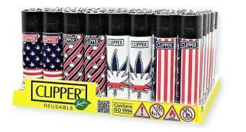 Clipper Lighter New Rotational National Leaf 2 Design 48 Display Clipper Lighter New Rotational National Leaf 2 Design 48 Display