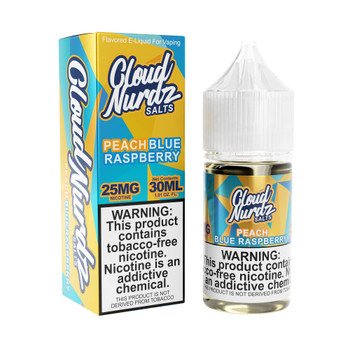 Cloud Nurdz Salts Peach Blue Raspberry 30ml Cloud Nurdz Salts Peach Blue Raspberry 30ml