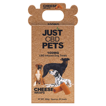 Just CBD Dog Treats -Cheese Wraps - 100mg