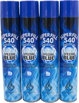 Butane Special Blue 9x 540 ml SUPERFILL