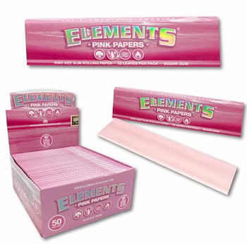 Element Pink Papers King Size Slim 50/BOX
