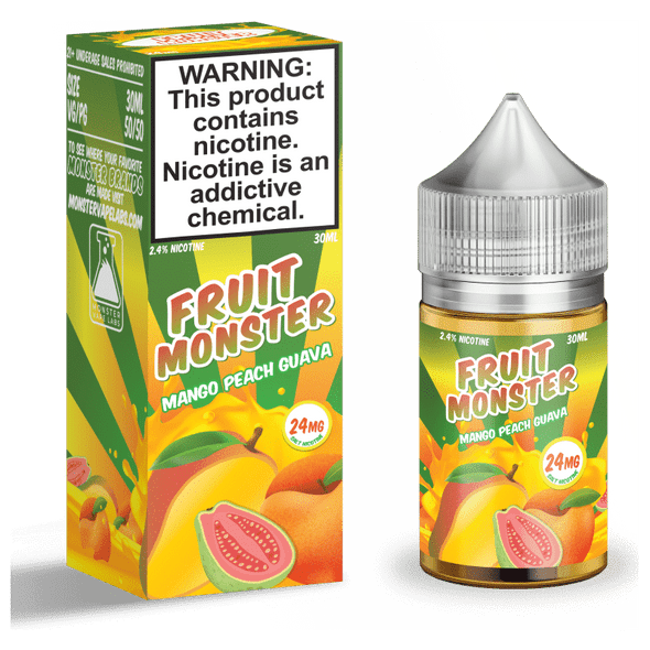 Mango Peach Guava Fruit Monster Salt Nic 30ml