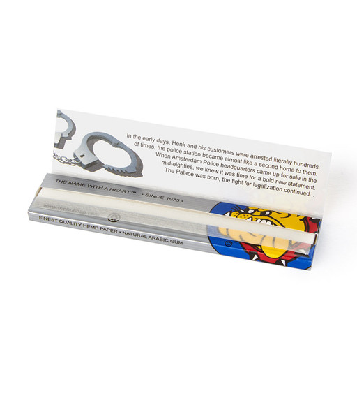 Bulldog - Amsterdam Papers Silver King Size Slim 109x44mm Box/50