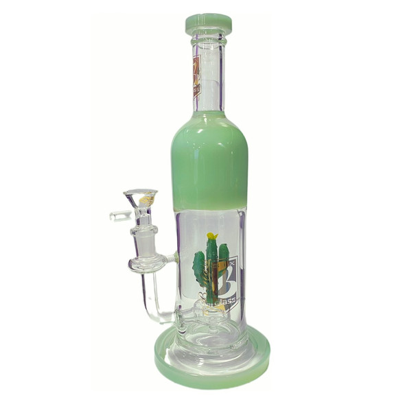 6B Glass: 11inch Waterpipe - Assorted Colors (2020B86)