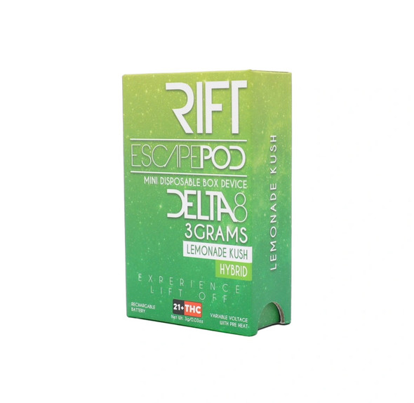 Rift - Escape Pod Delta 8 Disposable 3gram Lemonade Kush