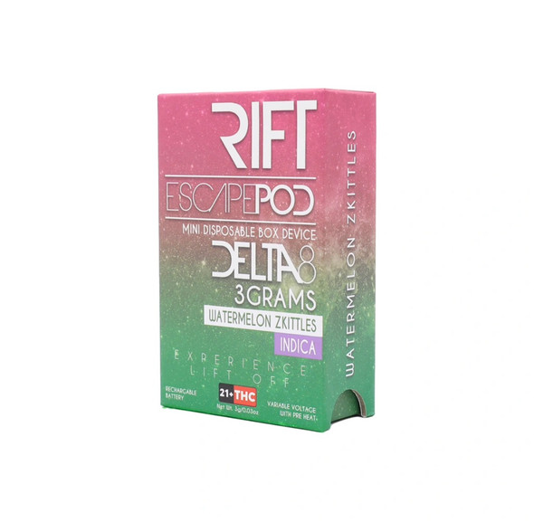 Rift - Escape Pod Delta 8 Disposable 3gram Watermelon Zkittles