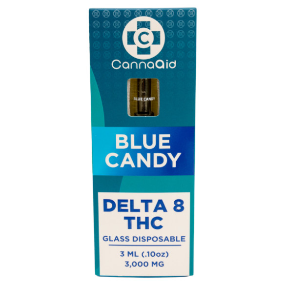 CannaAid Delta 8 Glass Disposable 3ml