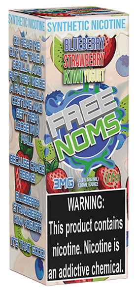 FreeNoms Synthetic - Blueberry Yogurt Strawberry Kiwi 120mL