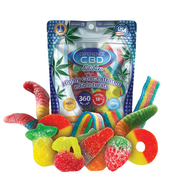 Experience - CBD Assorted Gummies 360mg - 30 CBD Gummies (30mg per piece)