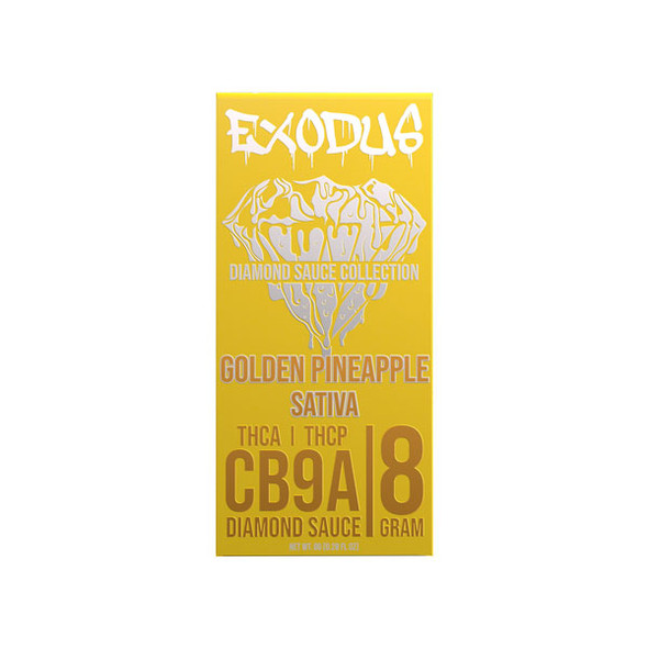 Exodus Diamond Sauce CB9A THCA THCP 8G Disposable Golden Pineapple