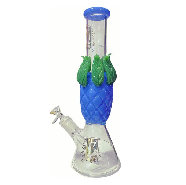 6B Glass: 11.5inch Waterpipe - Assorted Colors (2020B81)