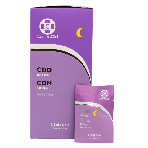 CannaAid CBD/CBN Soft Gels 2ct - 30pk box