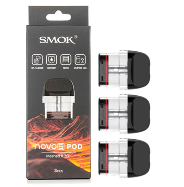 SMOK - Novo 5 Meshed 0.7ohm MTL Pods 3pcs