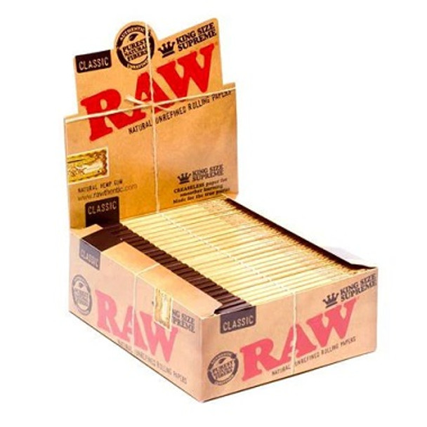 RAW - Classic King Size Supreme Papers 40/Display