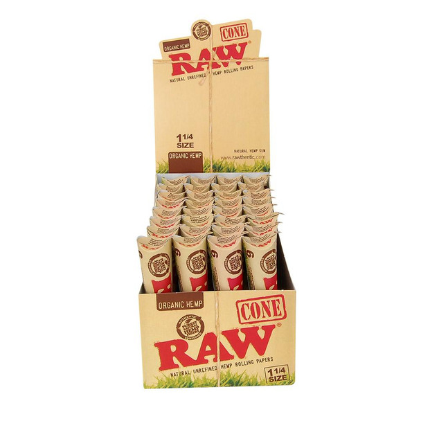 RAW Organic Pre-roll Cone 1 1/4 32/6pk