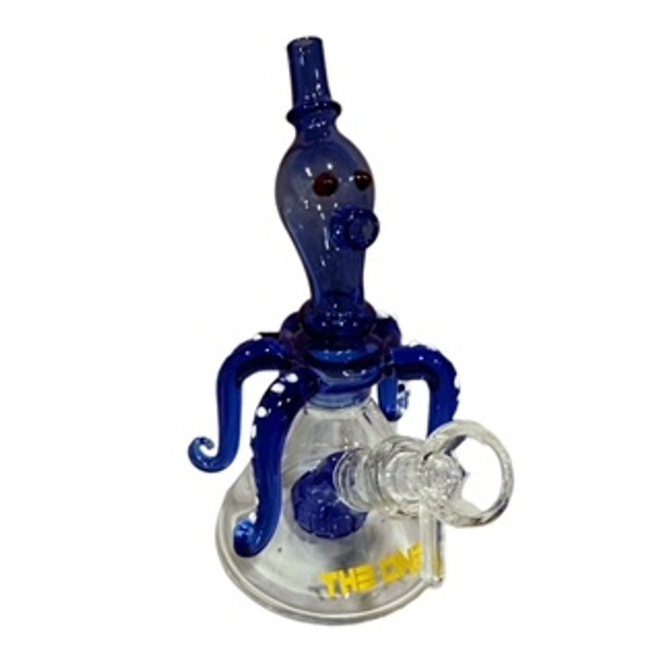 The One 8" Octupus Rig Waterpipe - Assorted Colors