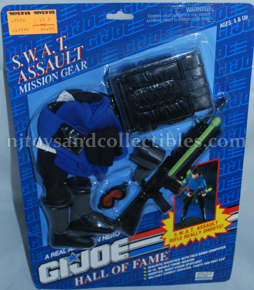 GI Joe Hall of Fame SWAT Assault Mission Gear Pack, Not Mint