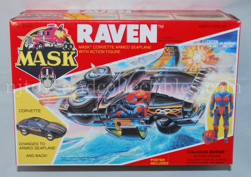 Vintage 1986 MASK Kenner Raven Vehicle Complete in Open Box