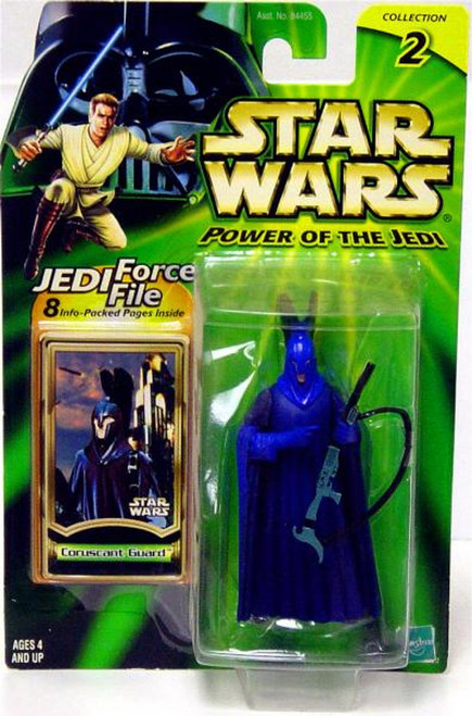 Star Wars POTJ Coruscant Guard 3.75-Inch Action Figure with Jedi Force File