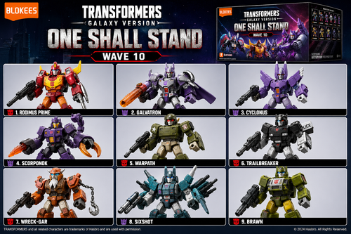 Transformers Blokees Galaxy Version Wave 10 Case of 9