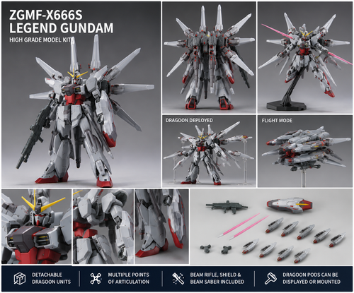 Gundam High Grade: Legend Gundam Seed Destiny Model Kit