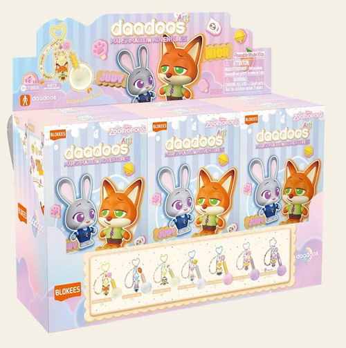 Blokees Zootopia daadoos Art Series 01: Marshmallow Adventures Case of 6 Blind Boxes