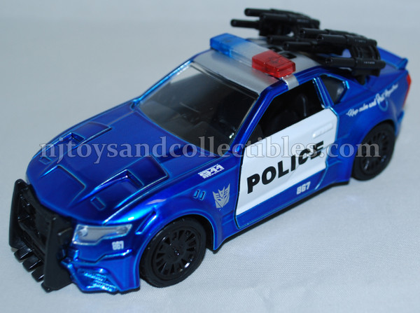 Diecast Metal Vehicle: Transformers Barricade with Pull Back Action