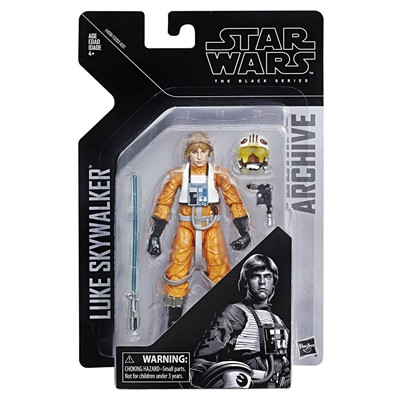 Star Wars Archive Series Wave 1: Luke X-Wing 6-Inch Action Figure, Not Mint Packaging